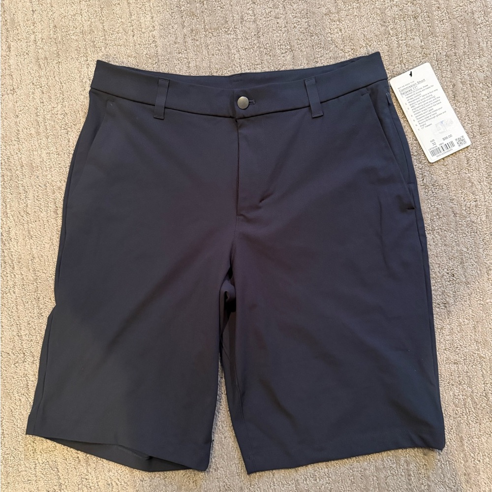 Men's Lululemon Commission Short Relaxed 11” Obsidian Size 32